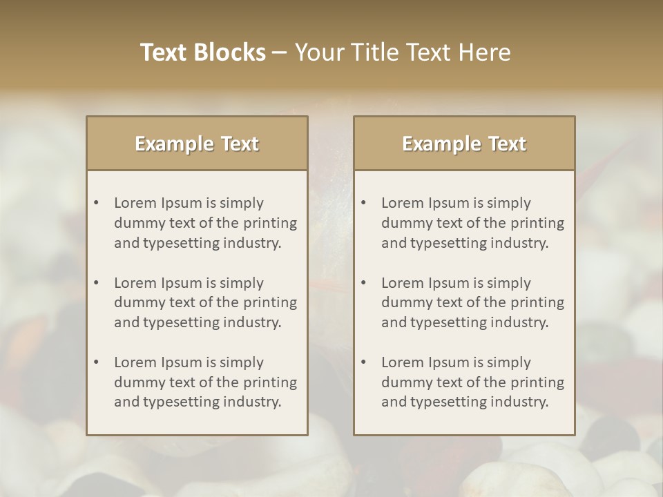 A Couple Of Gold Fish Sitting On Top Of A Pile Of Rocks PowerPoint Template