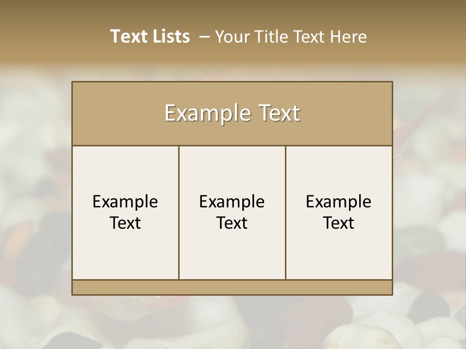 A Couple Of Gold Fish Sitting On Top Of A Pile Of Rocks PowerPoint Template