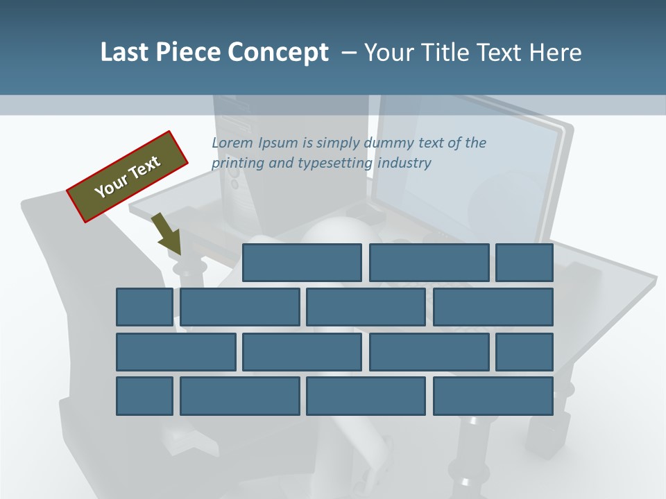 Man Tired Sad PowerPoint Template