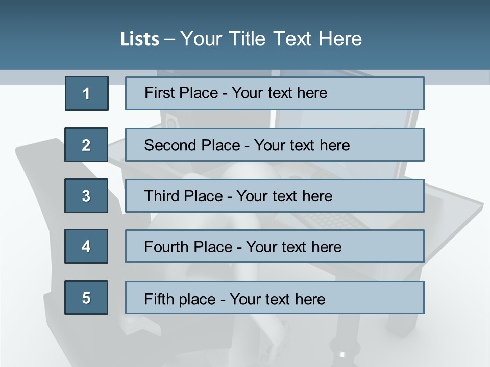 Man Tired Sad PowerPoint Template