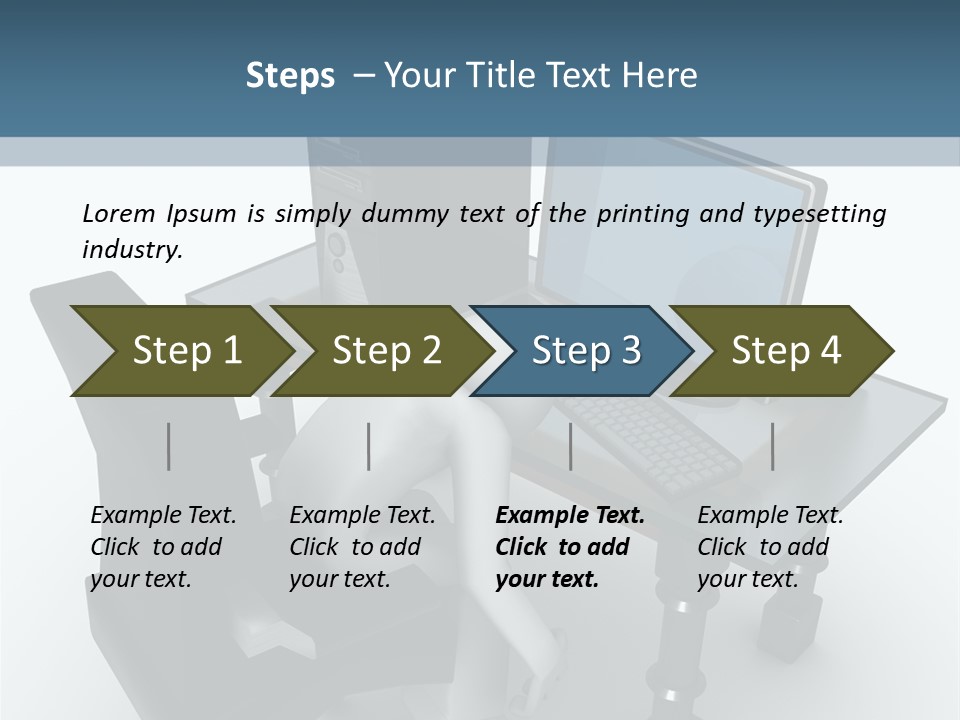 Man Tired Sad PowerPoint Template