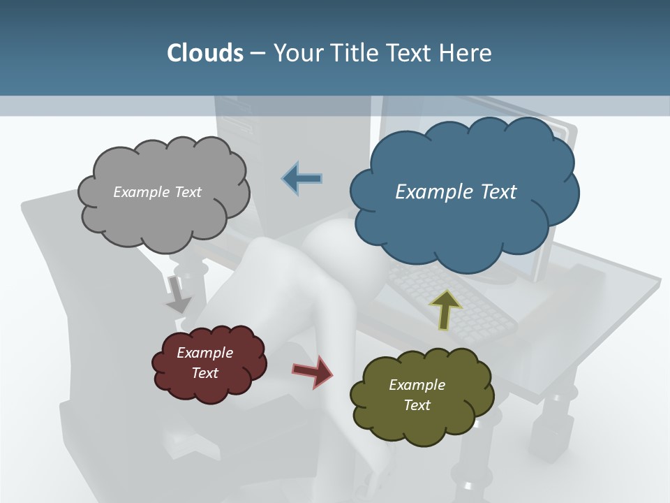 Man Tired Sad PowerPoint Template