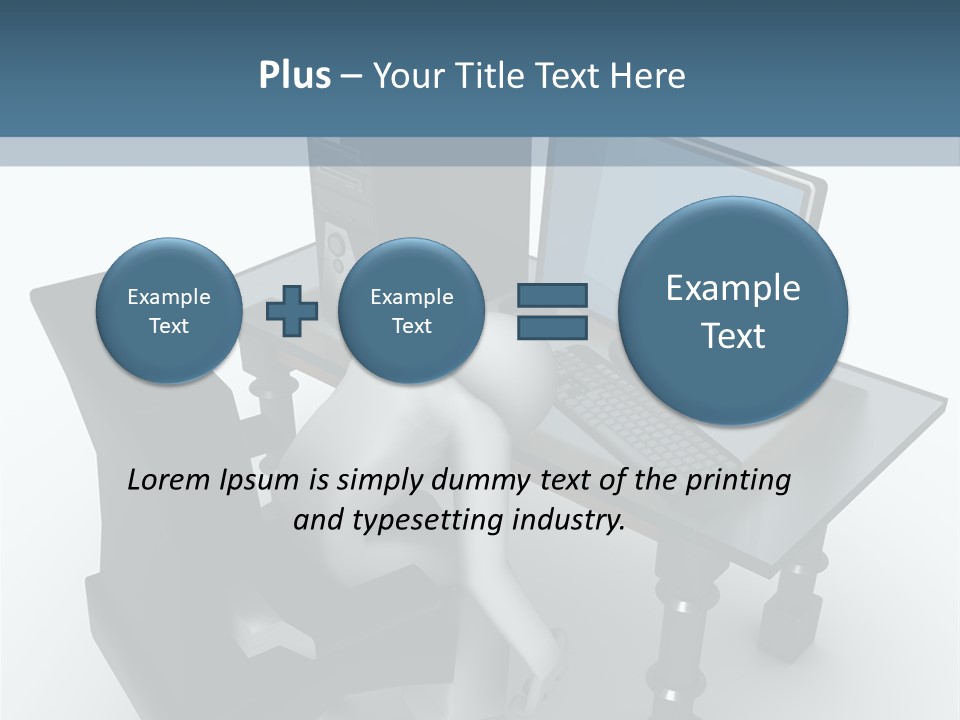 Man Tired Sad PowerPoint Template