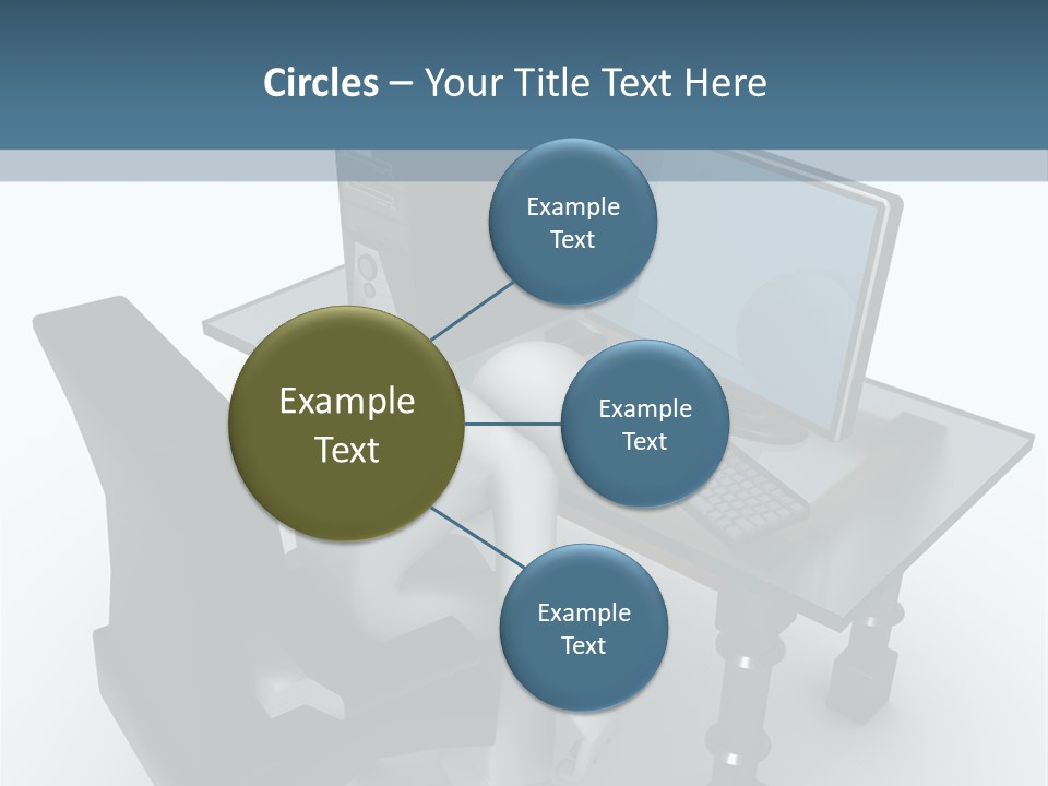 Man Tired Sad PowerPoint Template