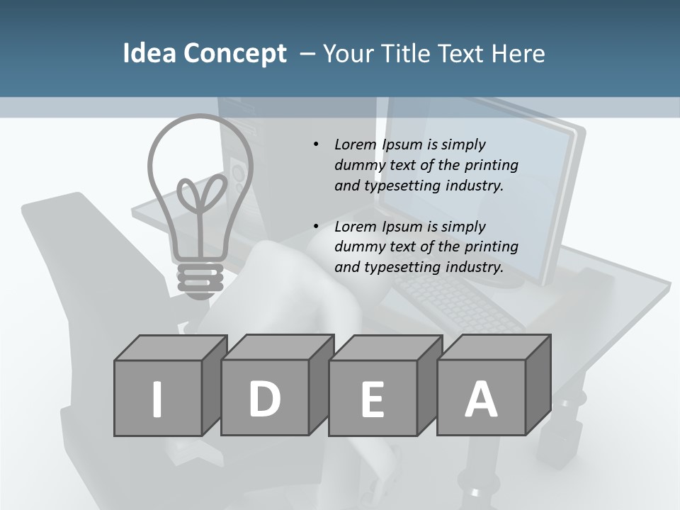 Man Tired Sad PowerPoint Template