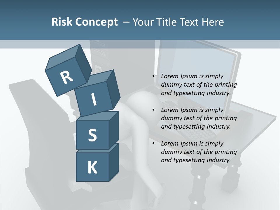 Man Tired Sad PowerPoint Template