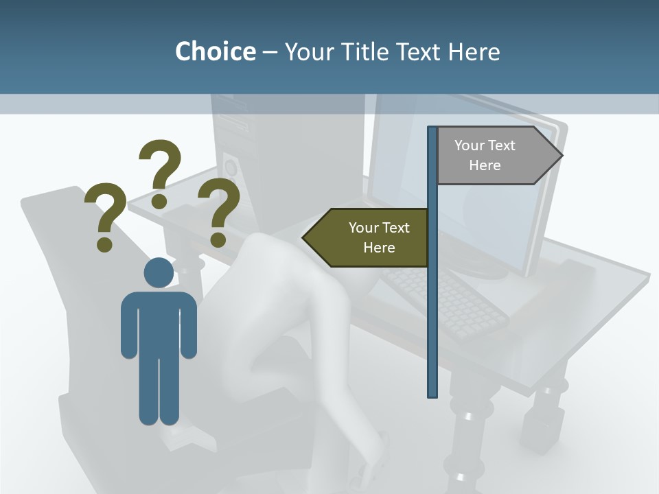 Man Tired Sad PowerPoint Template