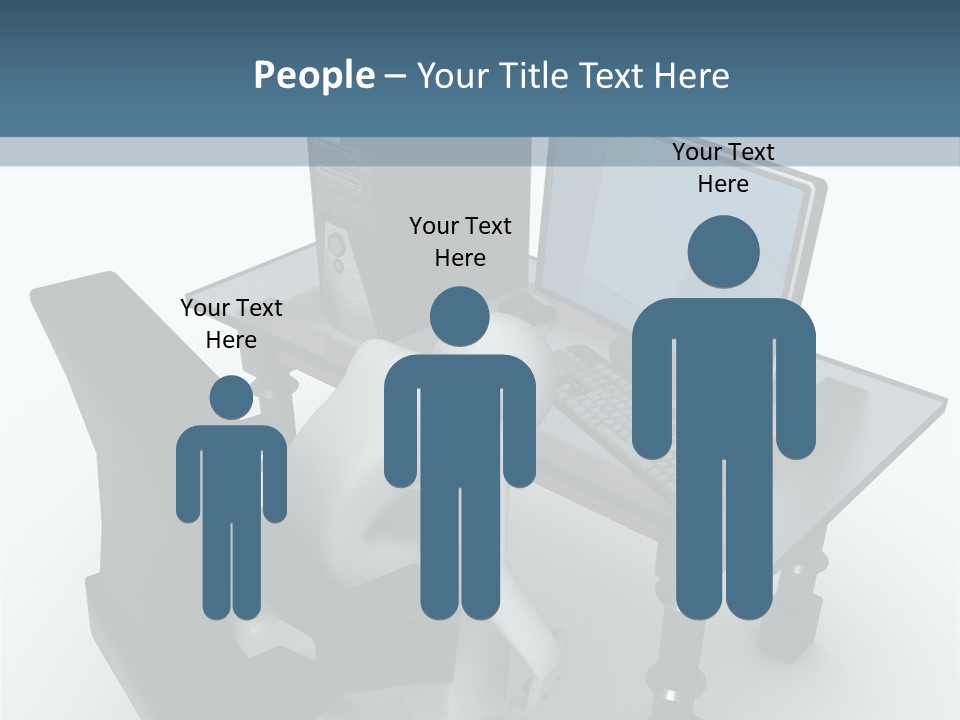 Man Tired Sad PowerPoint Template