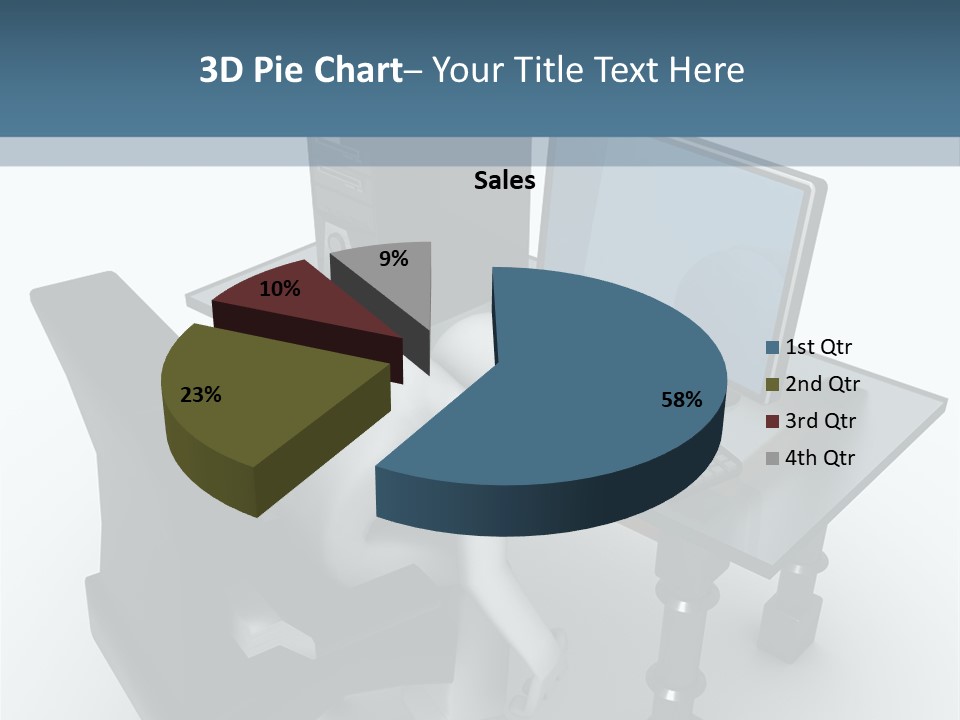 Man Tired Sad PowerPoint Template