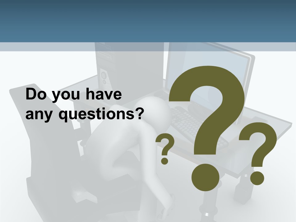 Man Tired Sad PowerPoint Template