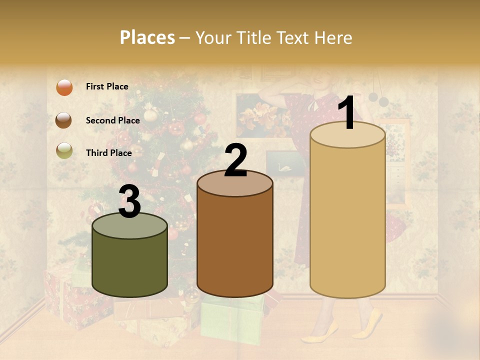 Female Interior Beautiful PowerPoint Template