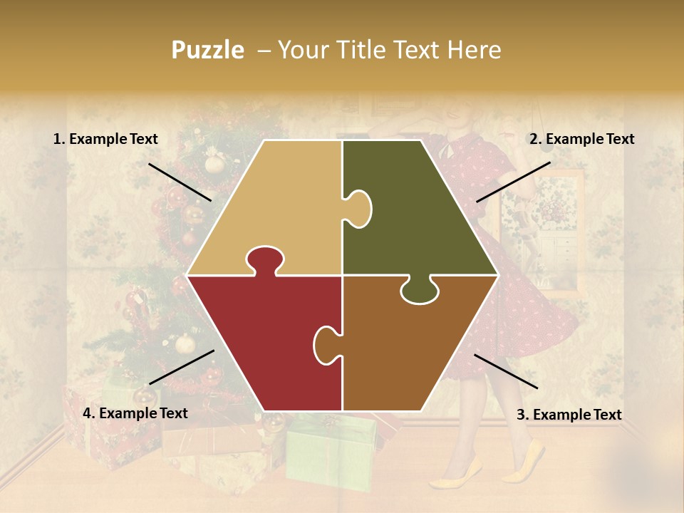 Female Interior Beautiful PowerPoint Template