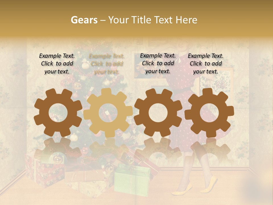 Female Interior Beautiful PowerPoint Template