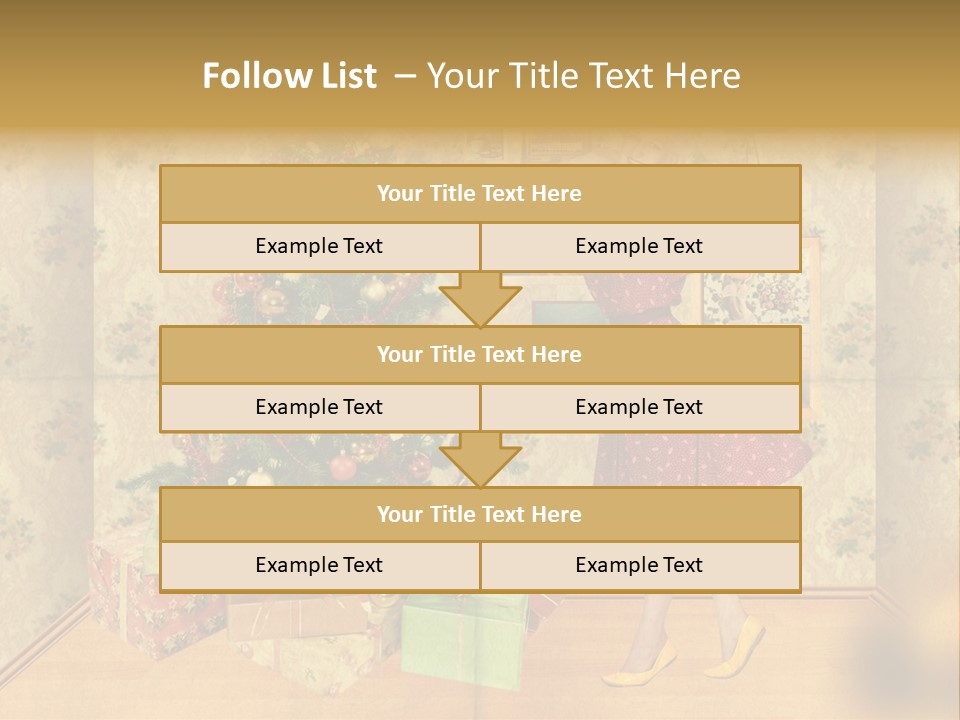 Female Interior Beautiful PowerPoint Template