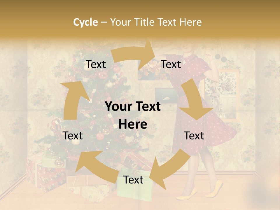 Female Interior Beautiful PowerPoint Template