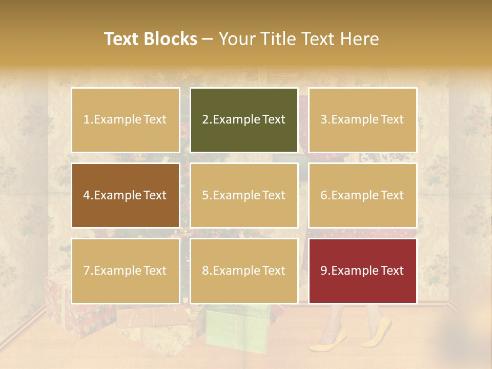 Female Interior Beautiful PowerPoint Template