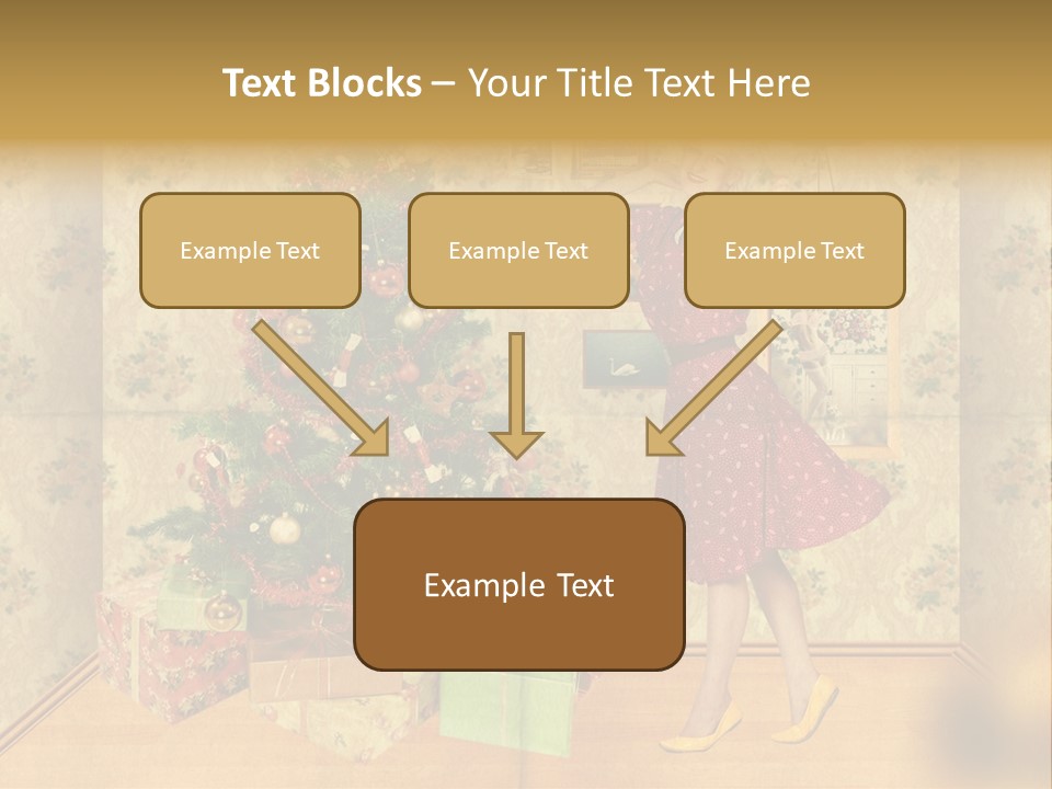 Female Interior Beautiful PowerPoint Template