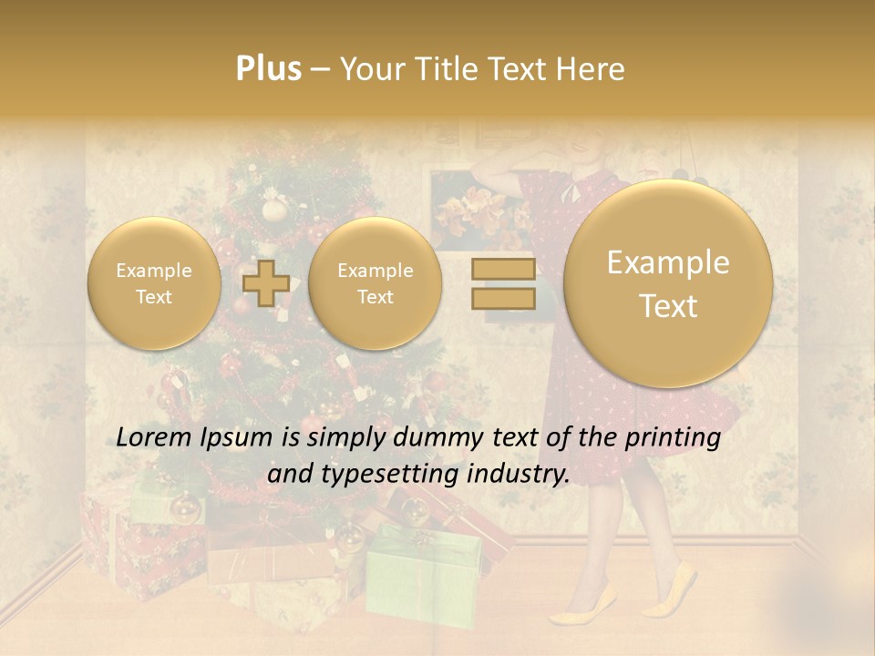 Female Interior Beautiful PowerPoint Template