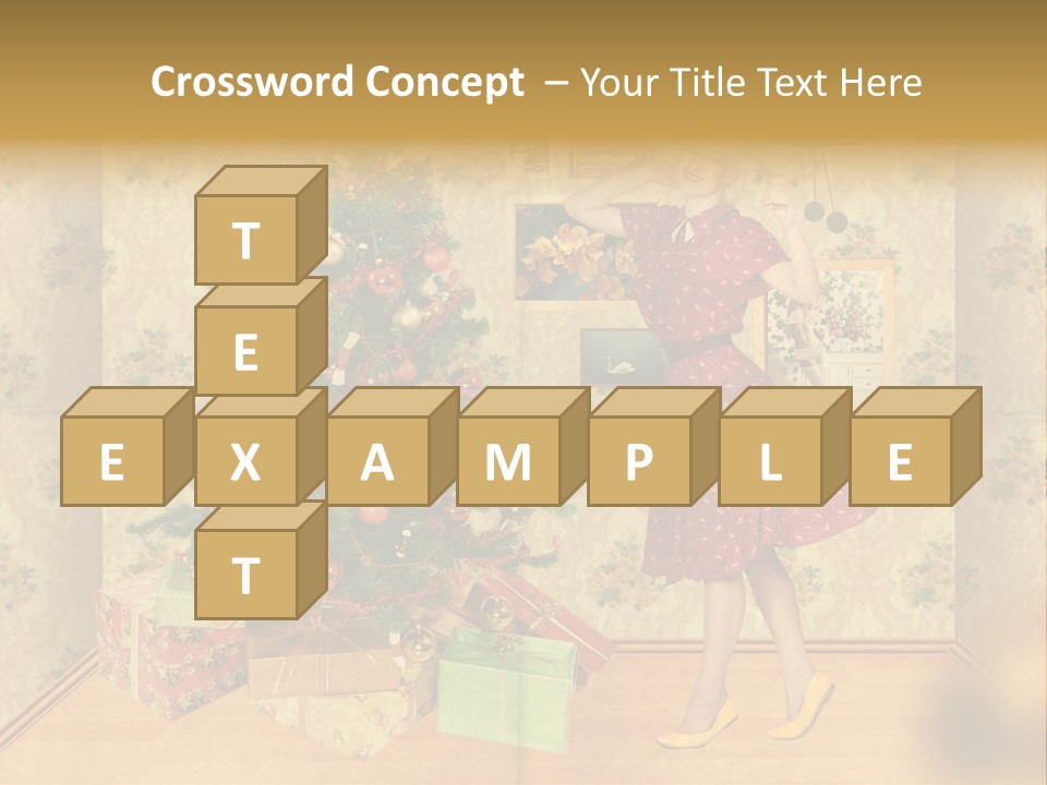 Female Interior Beautiful PowerPoint Template