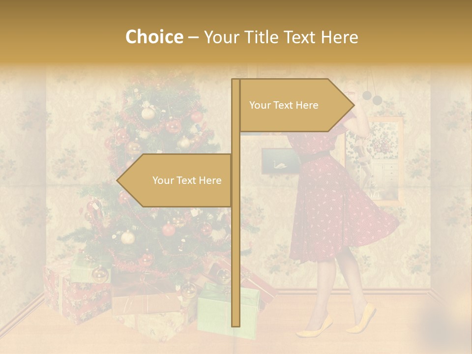 Female Interior Beautiful PowerPoint Template