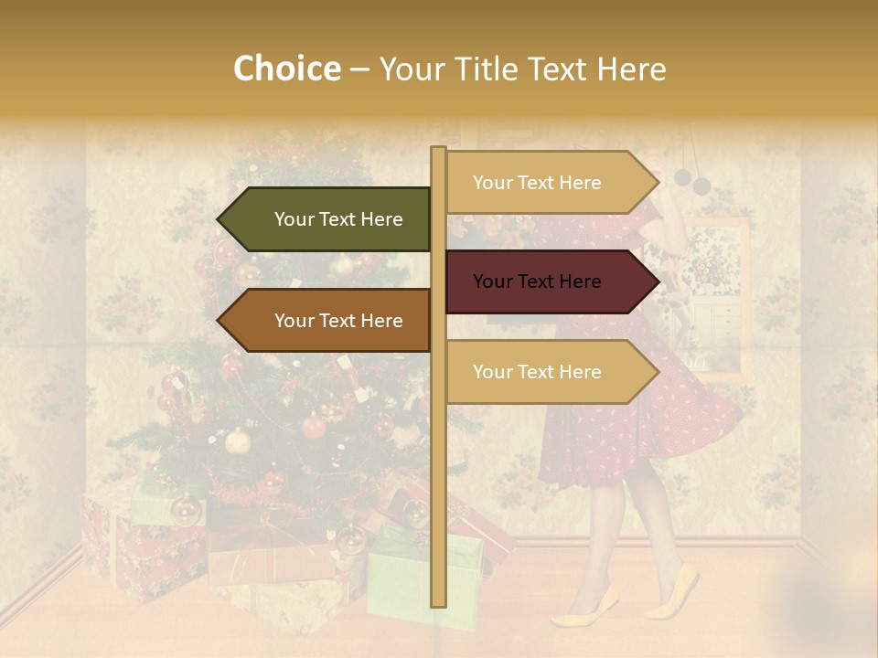 Female Interior Beautiful PowerPoint Template