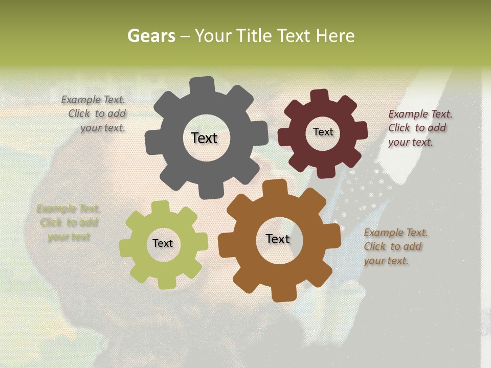 Newel Staircase Indoor PowerPoint Template