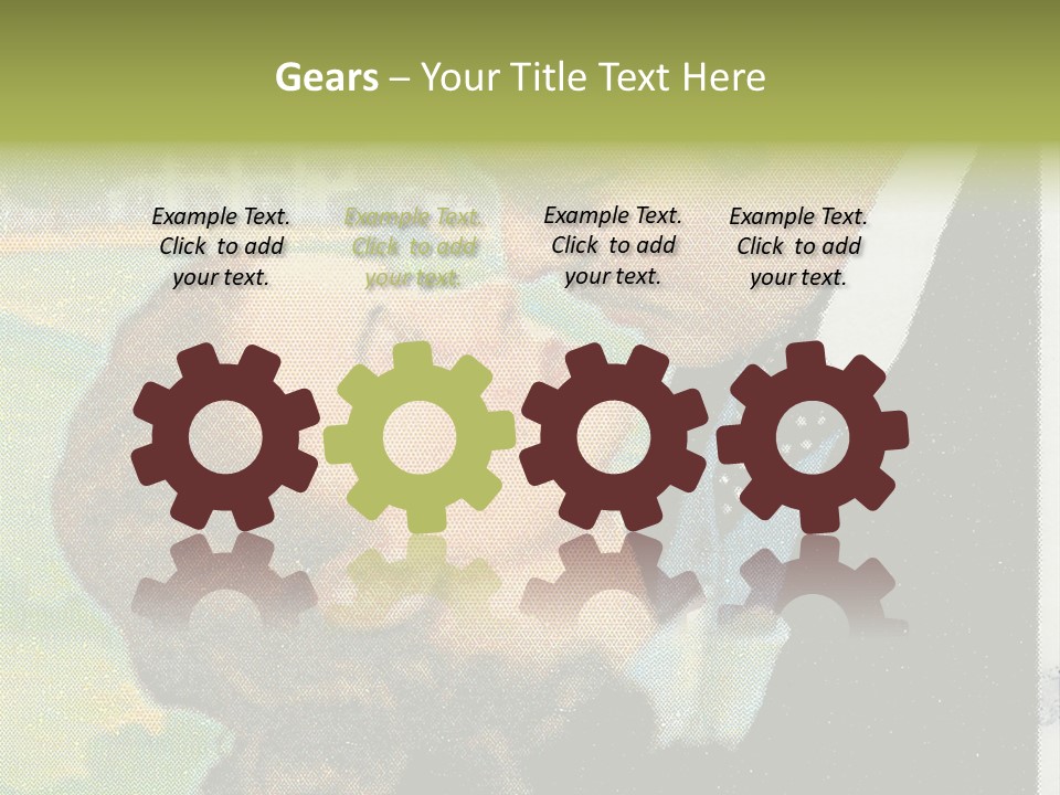 Newel Staircase Indoor PowerPoint Template