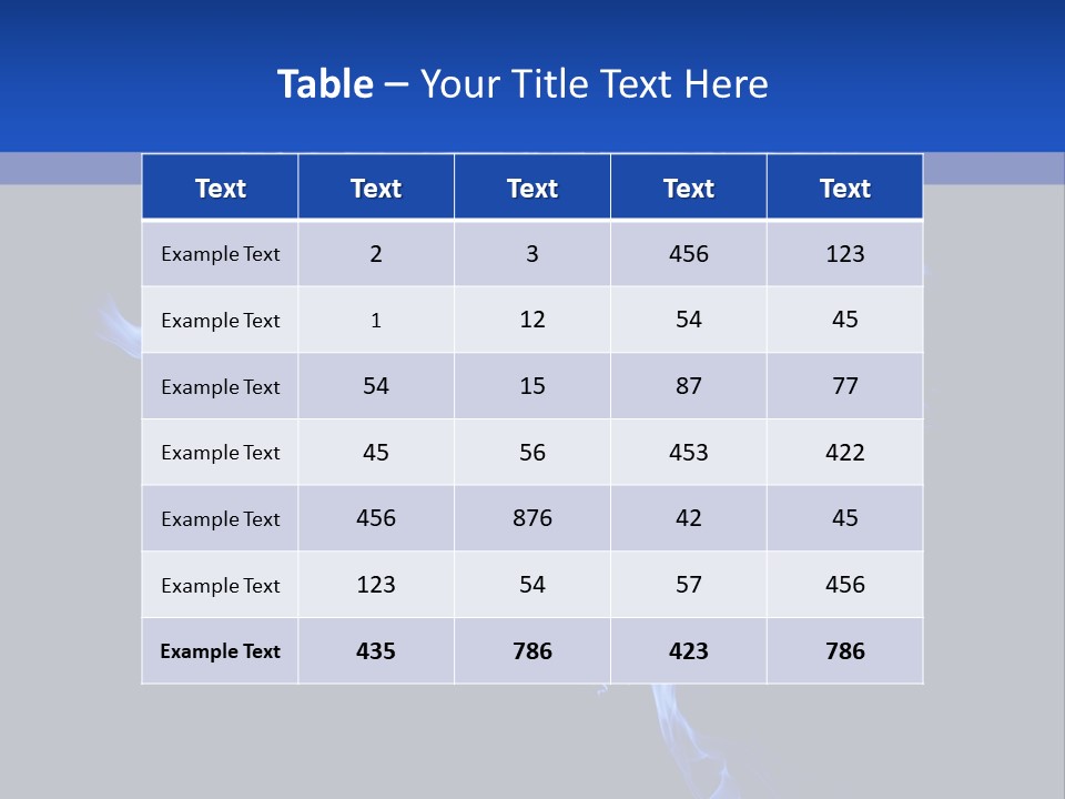 Blue Thinking Human PowerPoint Template