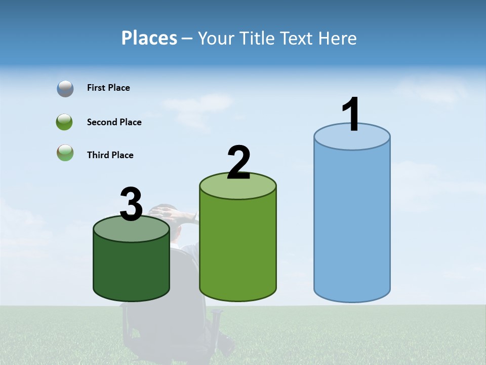 Copyspace Clouds Open PowerPoint Template