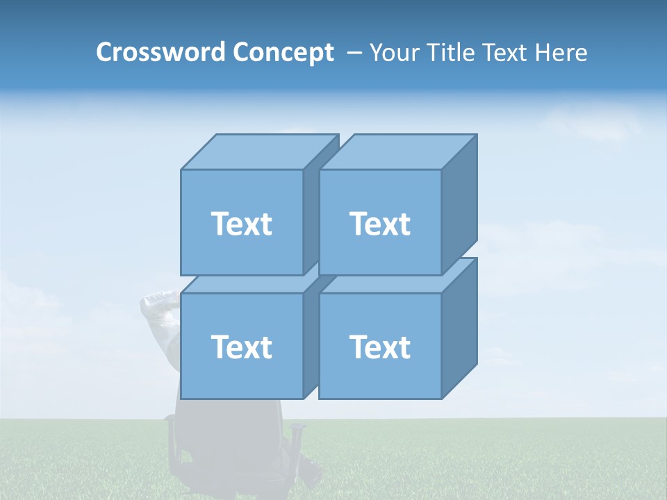 Copyspace Clouds Open PowerPoint Template