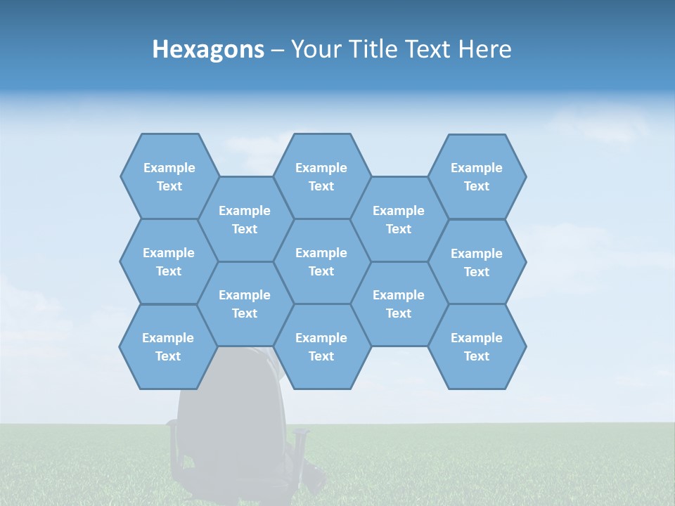 Copyspace Clouds Open PowerPoint Template