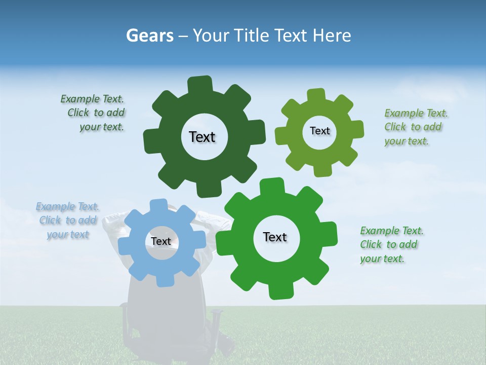 Copyspace Clouds Open PowerPoint Template