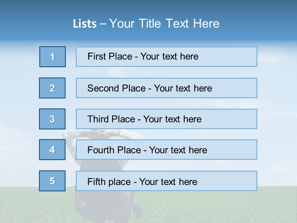 Copyspace Clouds Open PowerPoint Template