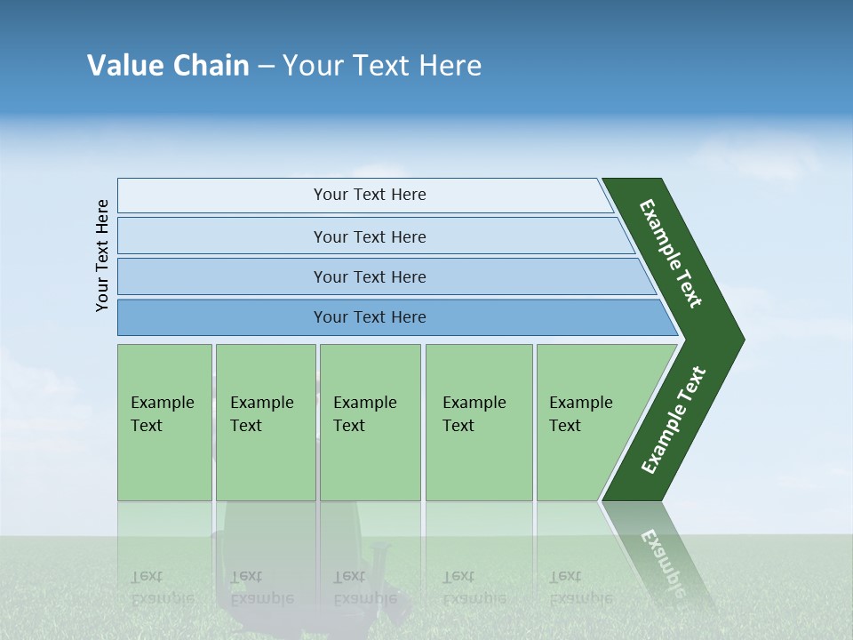 Copyspace Clouds Open PowerPoint Template