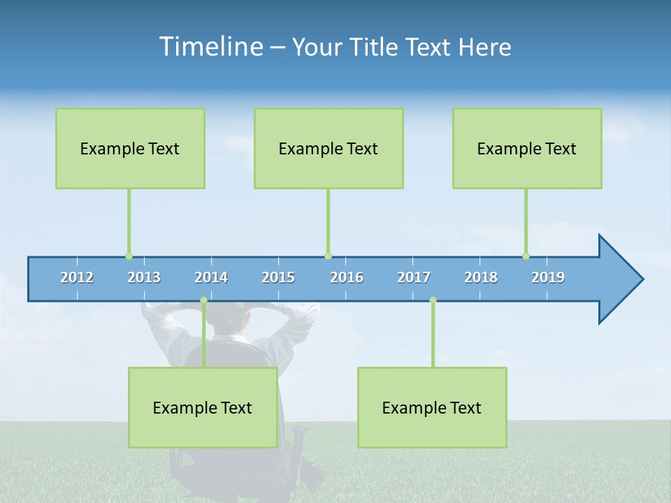 Copyspace Clouds Open PowerPoint Template
