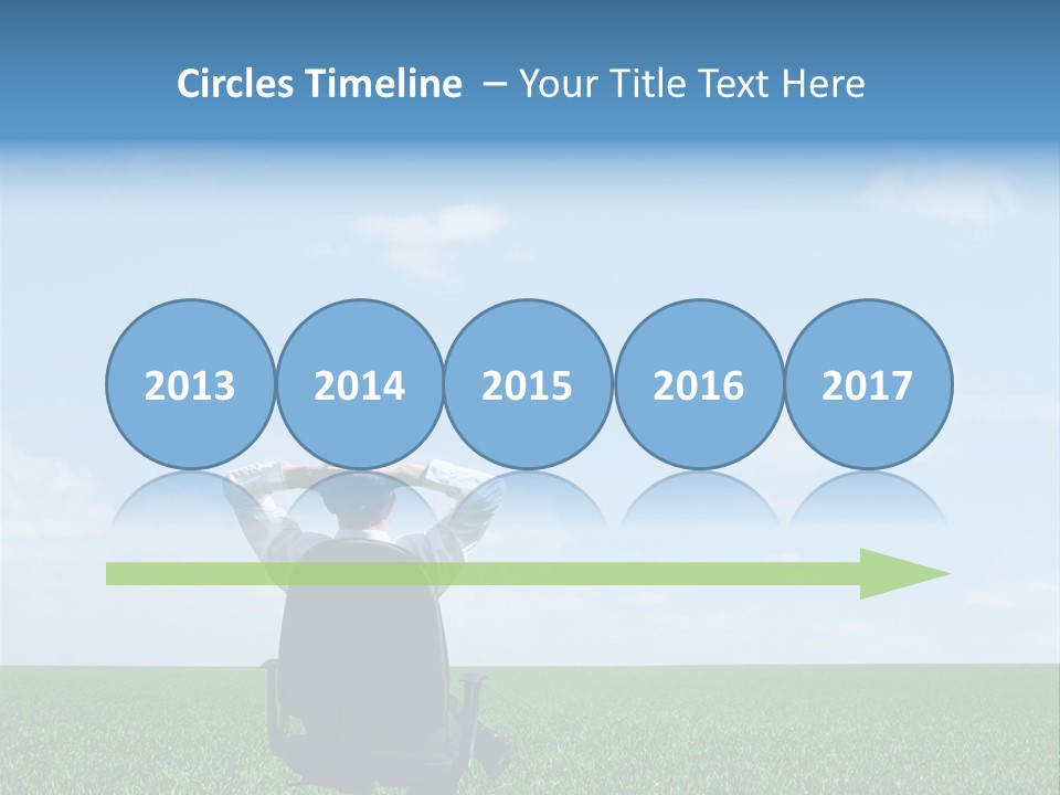Copyspace Clouds Open PowerPoint Template