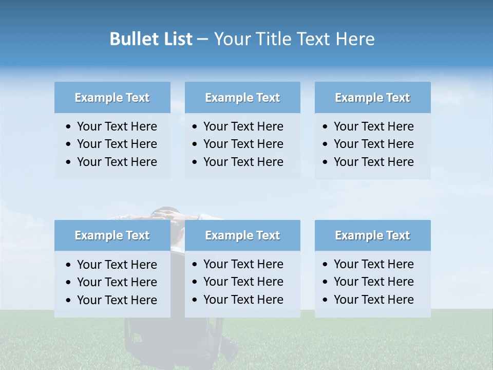 Copyspace Clouds Open PowerPoint Template