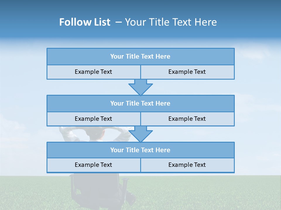Copyspace Clouds Open PowerPoint Template