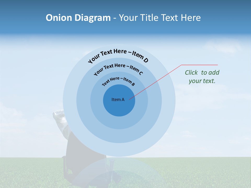 Copyspace Clouds Open PowerPoint Template