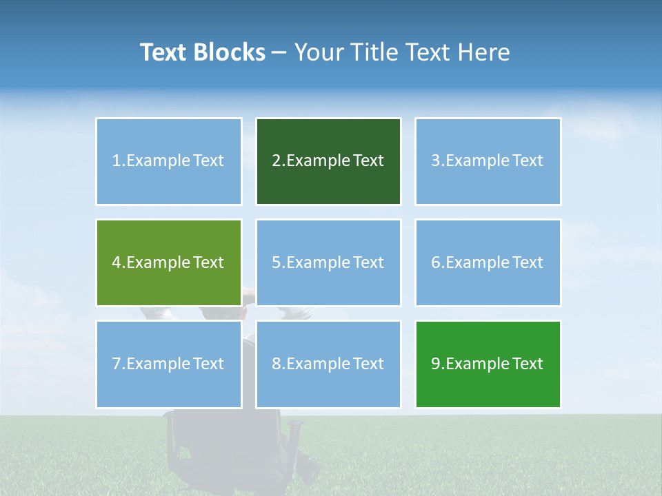 Copyspace Clouds Open PowerPoint Template