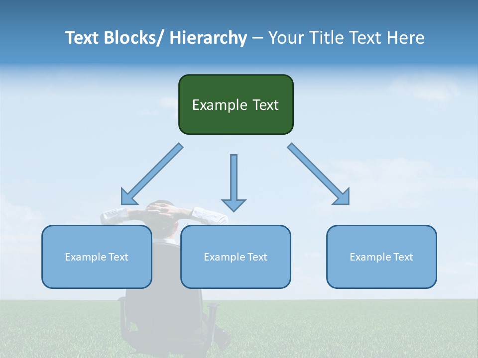 Copyspace Clouds Open PowerPoint Template