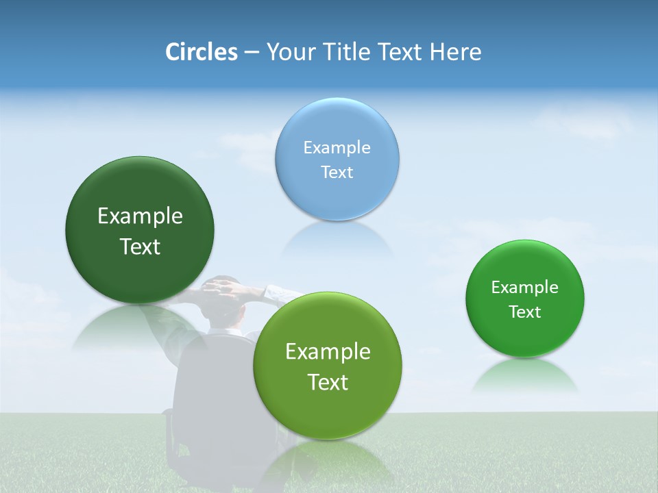 Copyspace Clouds Open PowerPoint Template