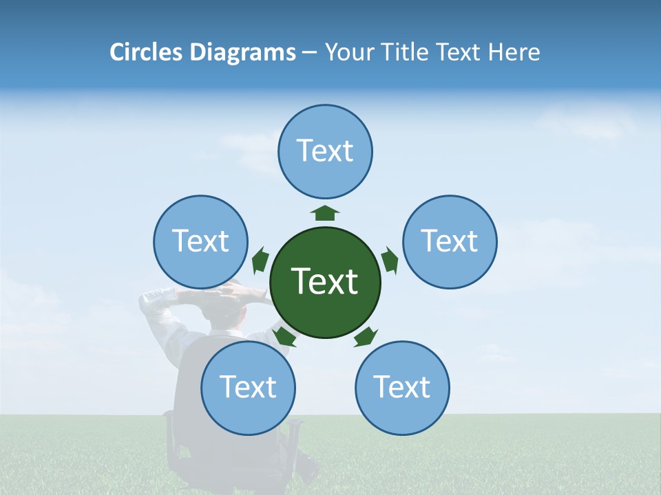 Copyspace Clouds Open PowerPoint Template