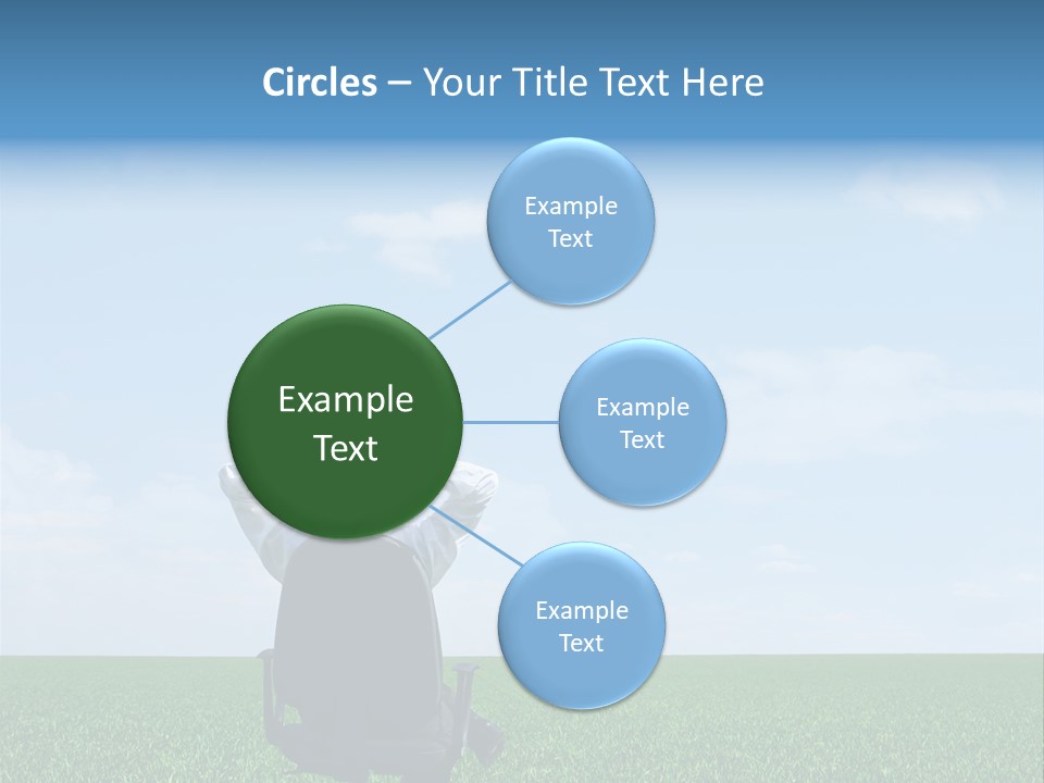 Copyspace Clouds Open PowerPoint Template