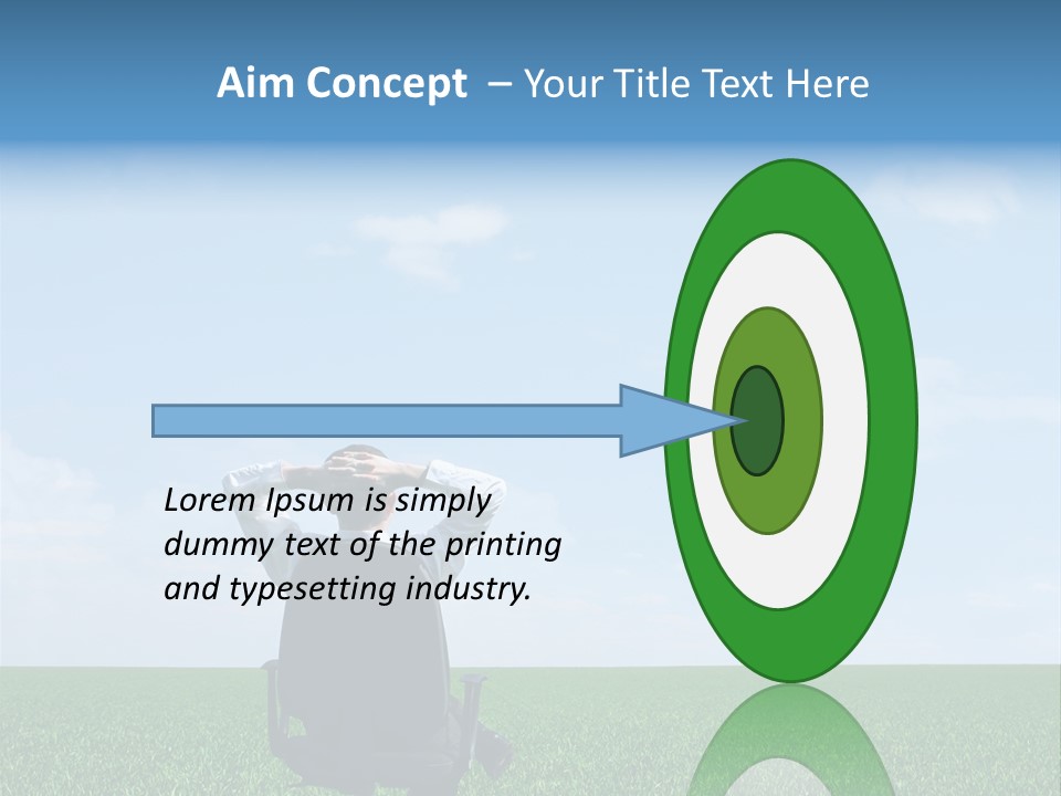 Copyspace Clouds Open PowerPoint Template