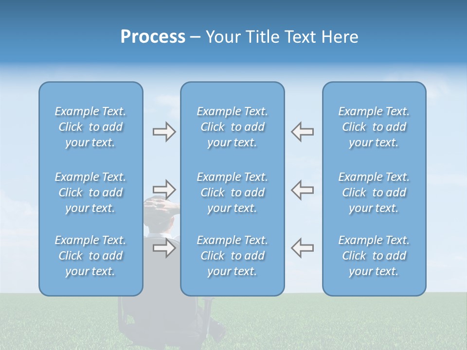 Copyspace Clouds Open PowerPoint Template