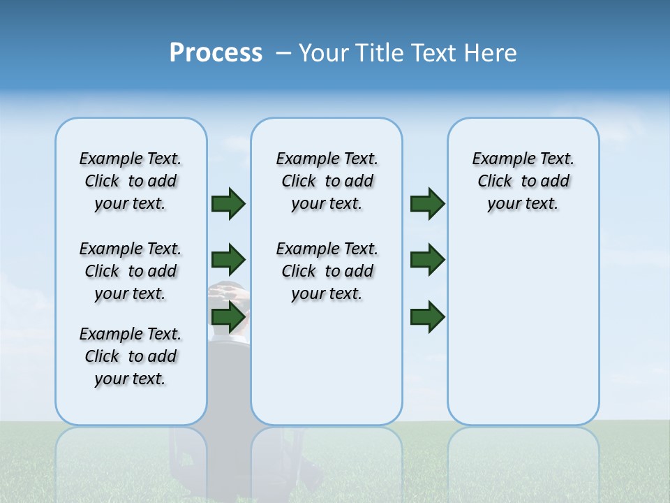 Copyspace Clouds Open PowerPoint Template
