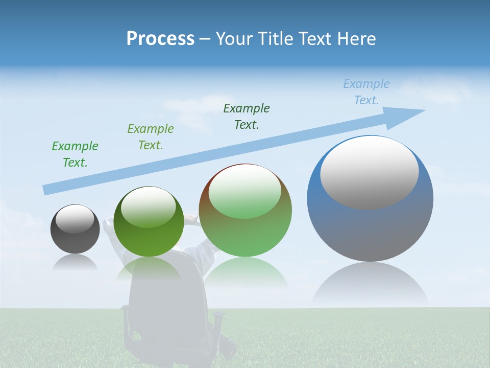 Copyspace Clouds Open PowerPoint Template