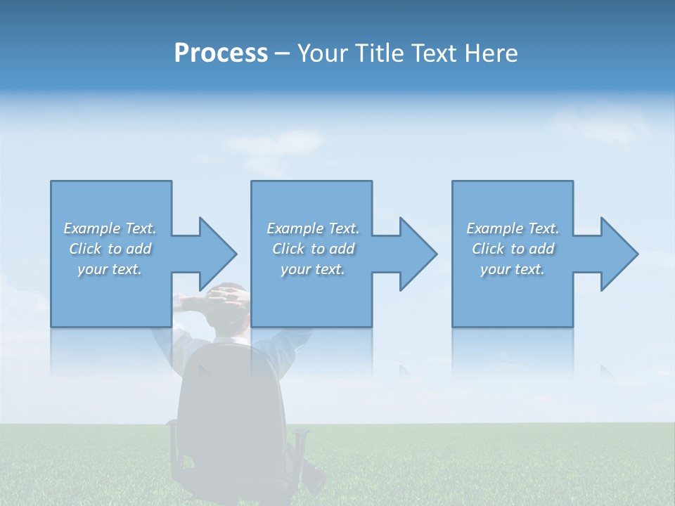 Copyspace Clouds Open PowerPoint Template