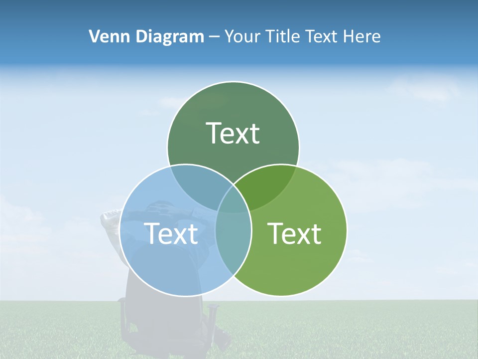 Copyspace Clouds Open PowerPoint Template